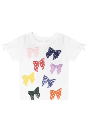 T-shirt with lace-up hems, zdjęcie 1 T-shirt with lace-up hems od Stella McCartney Kids